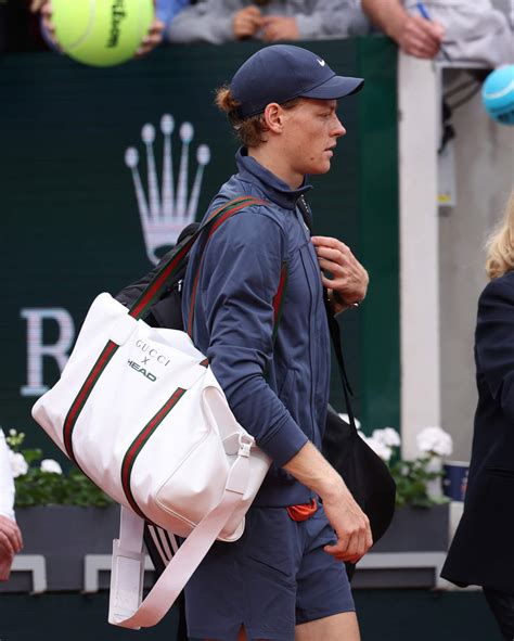 sinner gucci borsa|How Jannik Sinner's Gucci duffle bag made history at Wimbledon.